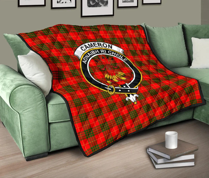 Scottish Cameron Modern Clan Crest Tartan Quilt Tartan Plaid 10