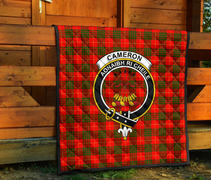 Scottish Cameron Modern Clan Crest Tartan Quilt Tartan Plaid 7