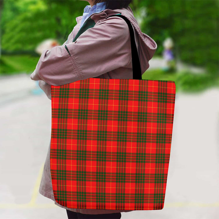 Scottish Cameron Modern Clan Tartan Canvas Bag With Shoulder Strap Tartan Plaid 2