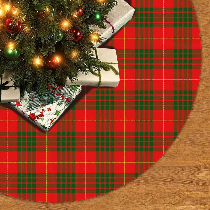 Scottish Cameron Modern Clan Tartan Christmas Tree Skirt No Tassels 2 Tartan Plaid