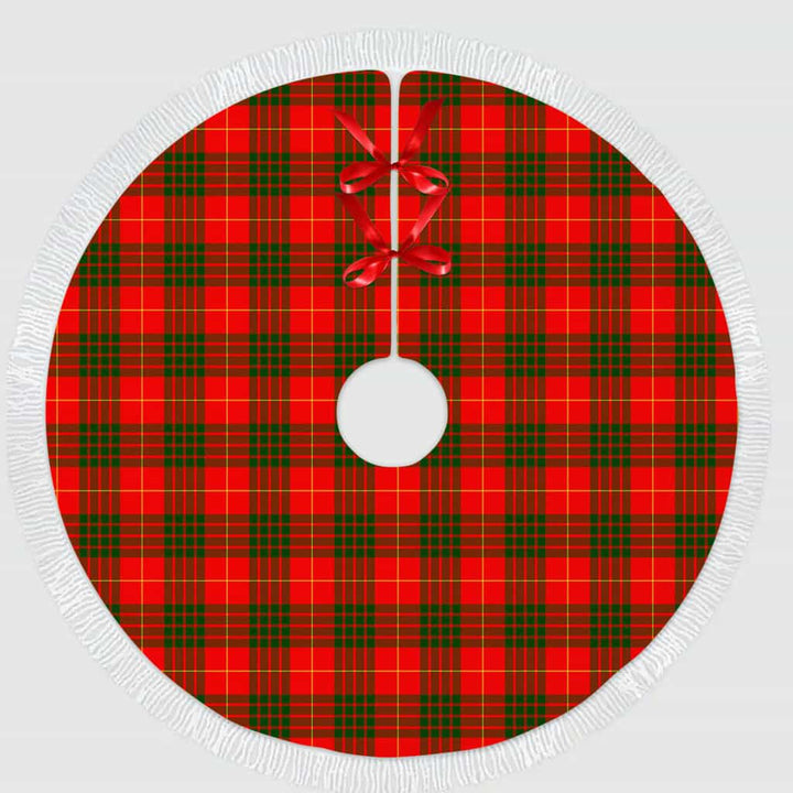 Scottish Cameron Modern Clan Tartan Christmas Tree Skirt Tassels 1 Tartan Plaid