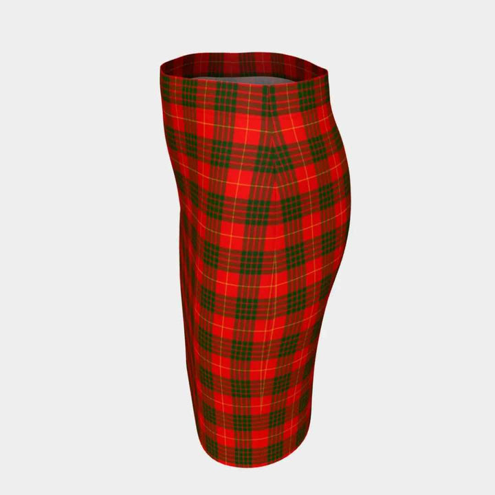 Scottish Cameron Modern Clan Tartan Fitted Skirt Tartan Plaid 2