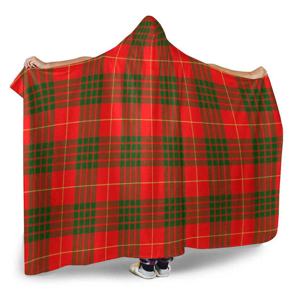 Scottish Cameron Modern Clan Tartan Hooded Blanket Tartan Plaid 2