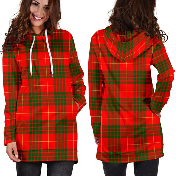 Scottish Cameron Modern Clan Tartan Hoodie Dress