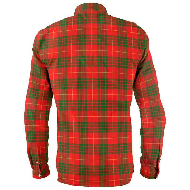 Scottish Cameron Modern Clan Tartan Long Sleeve Shirt Back Side Tartan Plaid