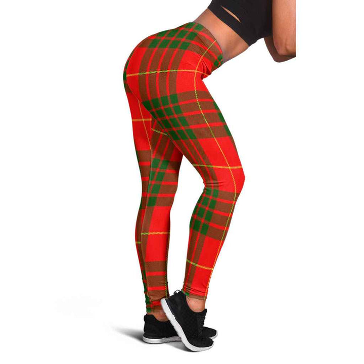Scottish Cameron Modern Clan Tartan Women Leggings Tartan Plaid 1