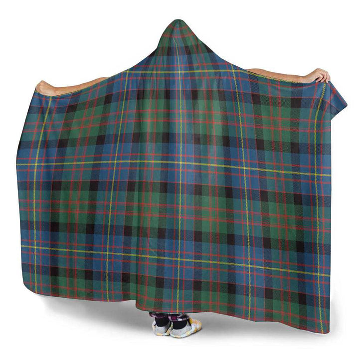 Scottish Cameron of Erracht Ancient Clan Tartan Hooded Blanket Tartan Plaid 3