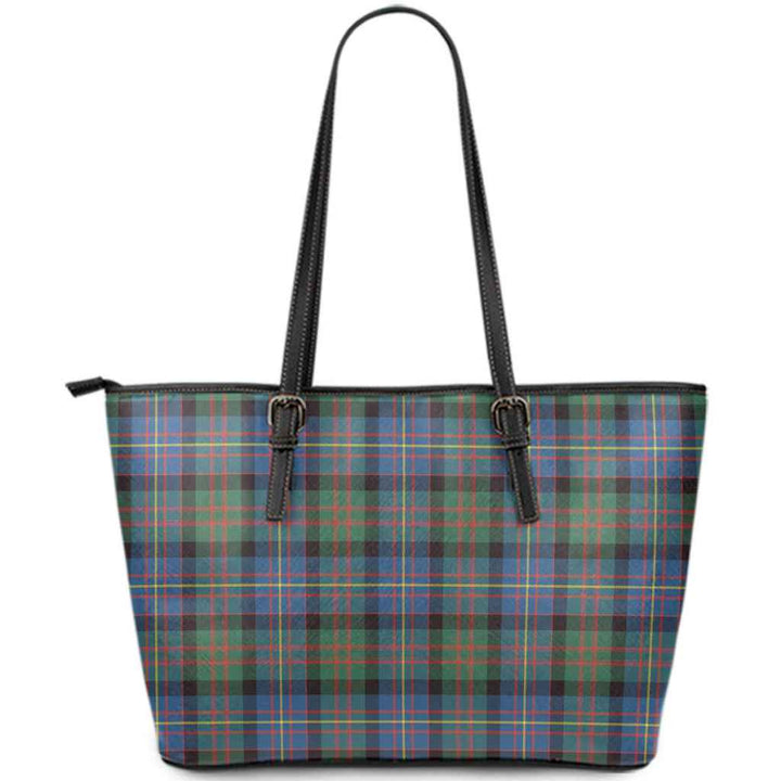 Scottish Cameron of Erracht Ancient Clan Tartan Leather Tote Tartan Plaid