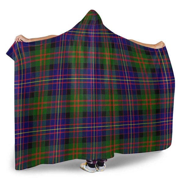 Scottish Cameron of Erracht Modern Clan Tartan Hooded Blanket Tartan Plaid 2