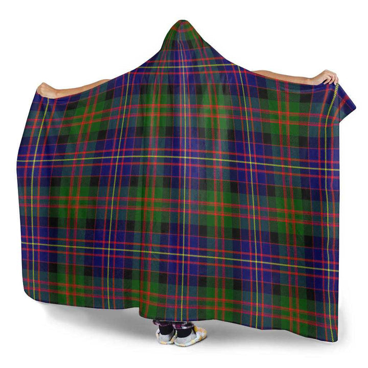 Scottish Cameron of Erracht Modern Clan Tartan Hooded Blanket Tartan Plaid 3
