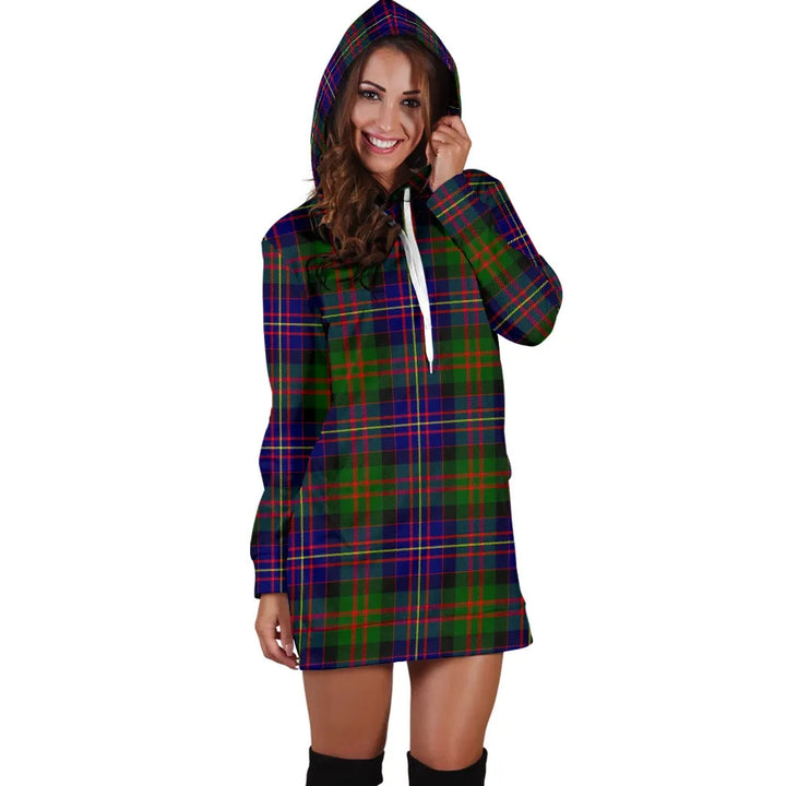 Scottish Cameron of Erracht Modern Clan Tartan Hoodie Dress
