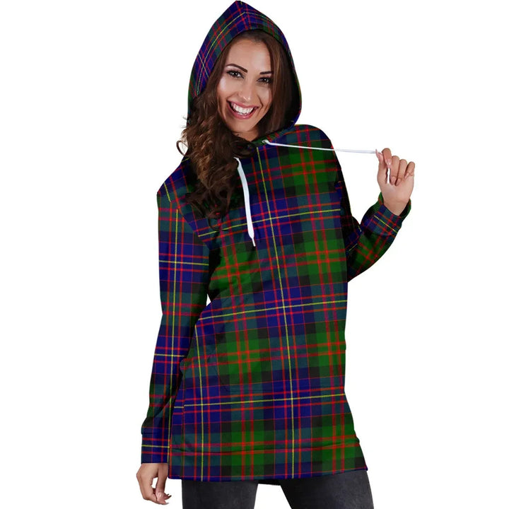 Scottish Cameron of Erracht Modern Clan Tartan Hoodie Dress