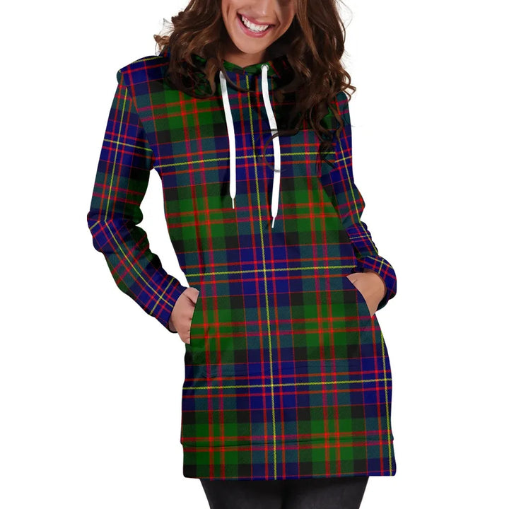 Scottish Cameron of Erracht Modern Clan Tartan Hoodie Dress