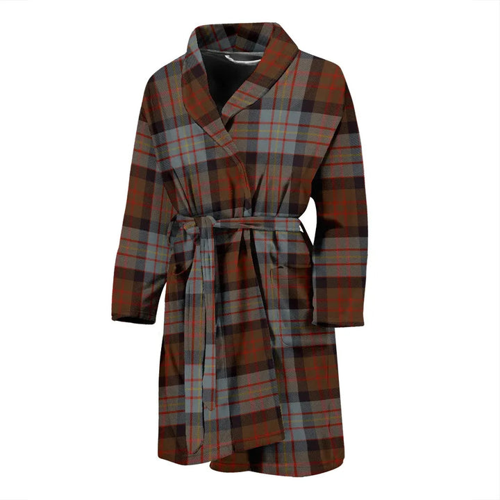 Scottish Cameron Of Erracht Weathered Clan Tartan Bathrobe 1