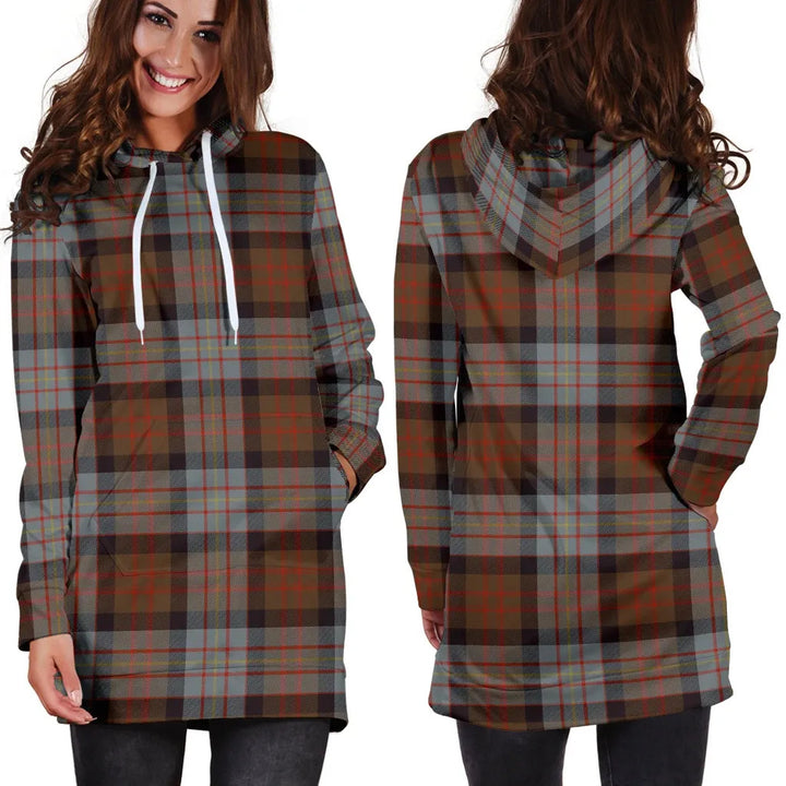 Scottish Cameron of Erracht Weathered Clan Tartan Hoodie Dress