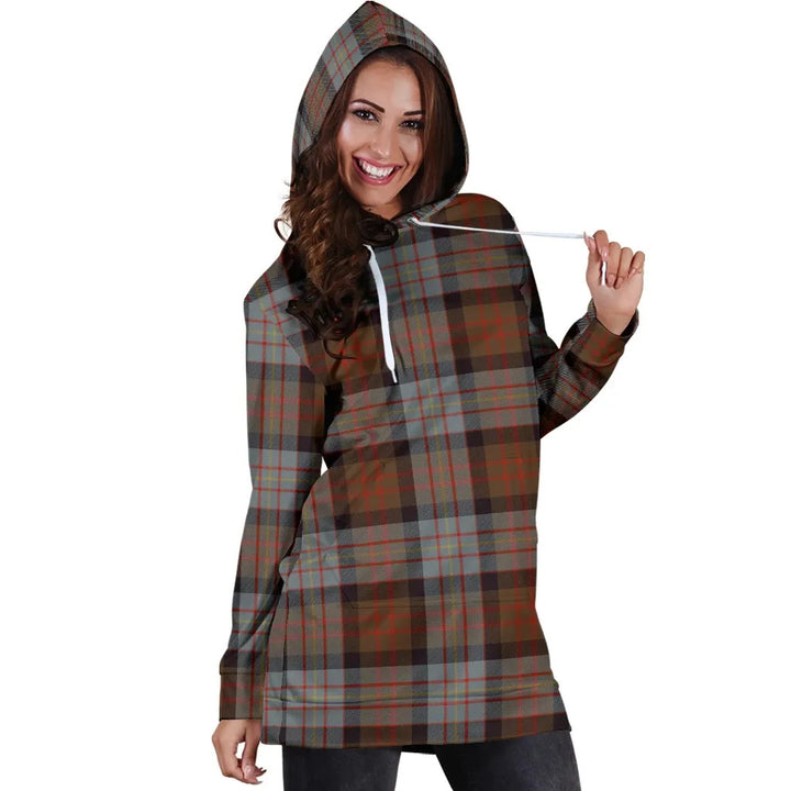 Scottish Cameron of Erracht Weathered Clan Tartan Hoodie Dress