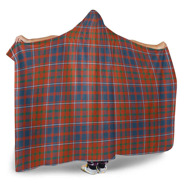 Scottish Cameron of Lochiel Ancient Clan Tartan Hooded Blanket Tartan Plaid 2