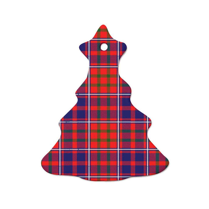 Scottish Cameron of Lochiel Modern Clan Tartan Ceramic Ornament  Tree Shape Tartan Plaid