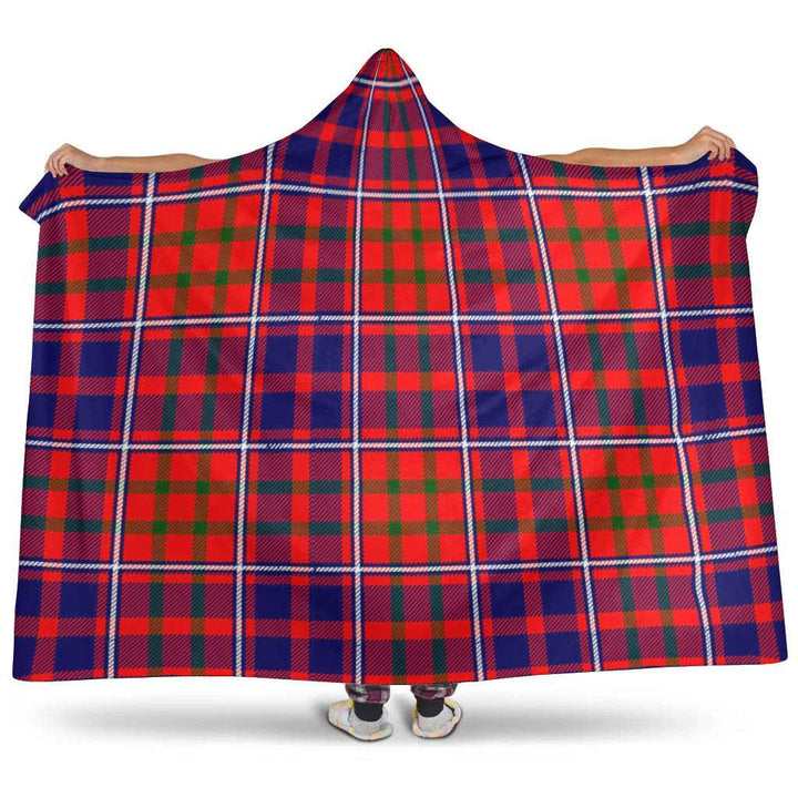 Scottish Cameron of Lochiel Modern Clan Tartan Hooded Blanket Tartan Plaid 1