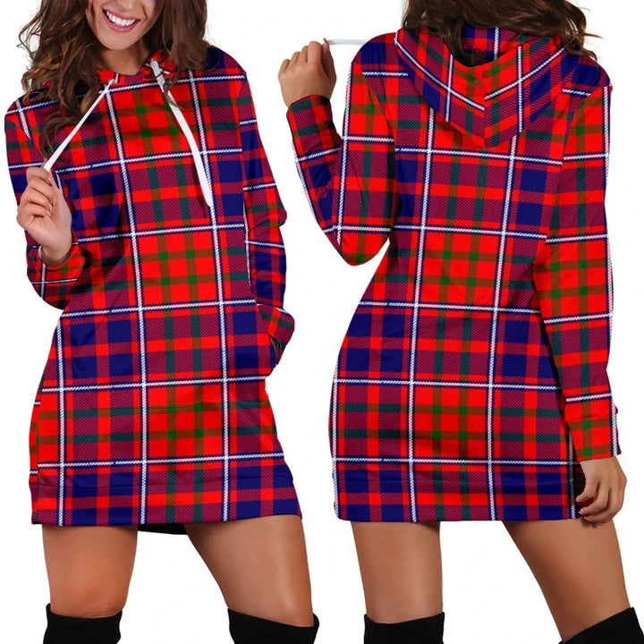 Scottish Cameron of Lochiel Modern Clan Tartan Hoodie Dress