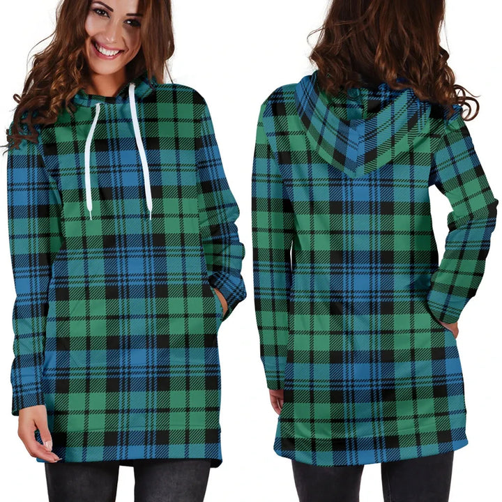 Scottish Campbell Ancient 01 Clan Tartan Hoodie Dress