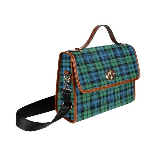 Scottish Campbell Ancient 01 Clan Tartan Waterproof Canvas Bag Tartan Plaid 3