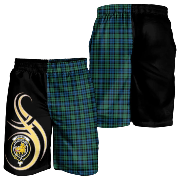 Scottish Campbell Ancient 02 Clan Crest Tartan Believe in Me Men's Shorts