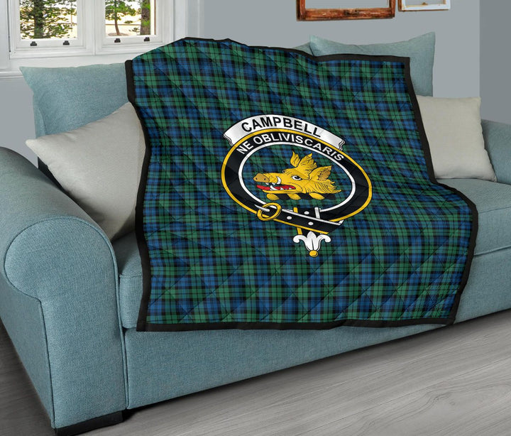 Scottish Campbell Ancient 02 Clan Crest Tartan Quilt Tartan Plaid 11