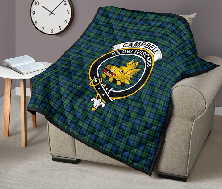 Scottish Campbell Ancient 02 Clan Crest Tartan Quilt Tartan Plaid 9