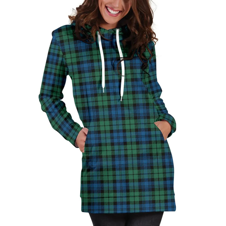 Scottish Campbell Ancient 02 Clan Tartan Hoodie Dress
