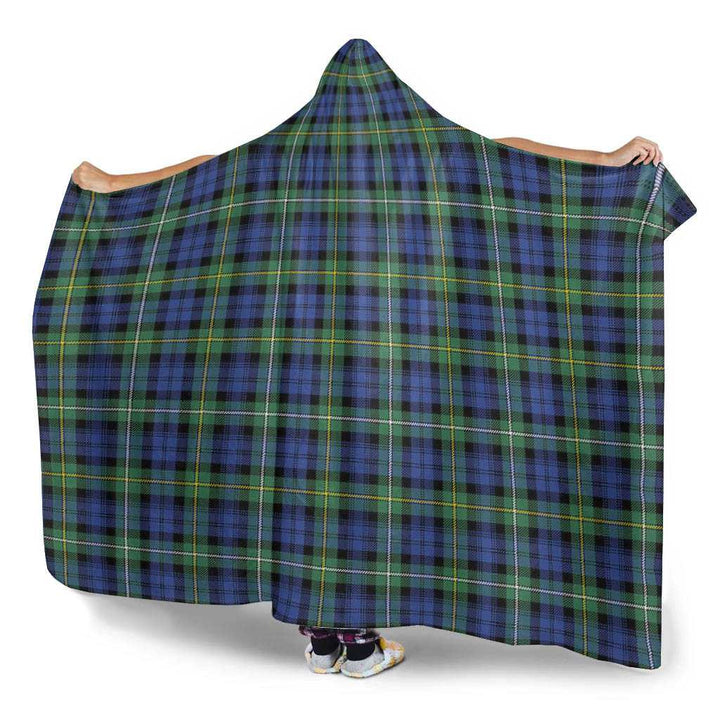 Scottish Campbell Argyll Ancient Clan Tartan Hooded Blanket Tartan Plaid 3