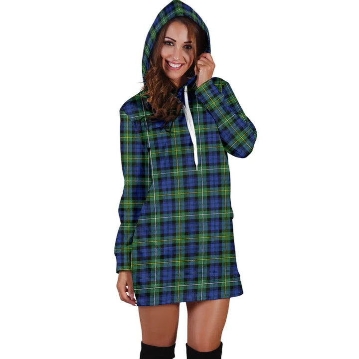 Scottish Campbell Argyll Ancient Clan Tartan Hoodie Dress