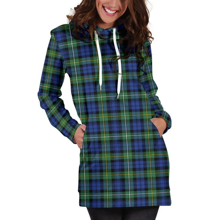 Scottish Campbell Argyll Ancient Clan Tartan Hoodie Dress