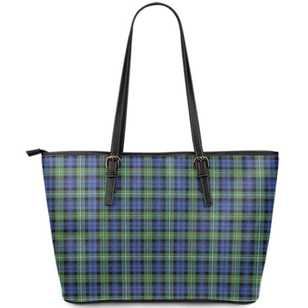 Scottish Campbell Argyll Ancient Clan Tartan Leather Tote Tartan Plaid
