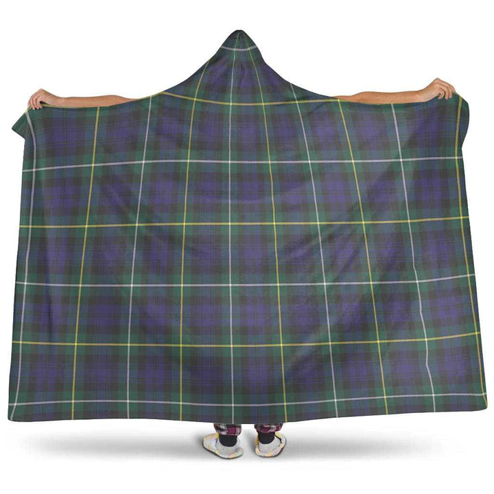 Scottish Campbell Argyll Modern Clan Tartan Hooded Blanket Tartan Plaid 1