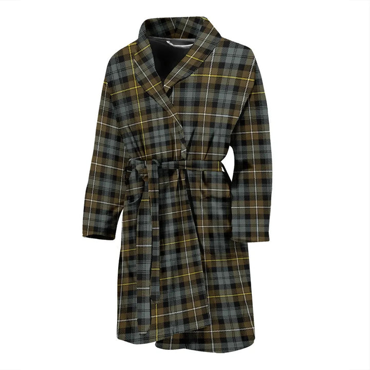 Scottish Campbell Argyll Weathered Clan Tartan Bathrobe 1