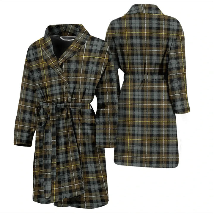 Scottish Campbell Argyll Weathered Clan Tartan Bathrobe 3