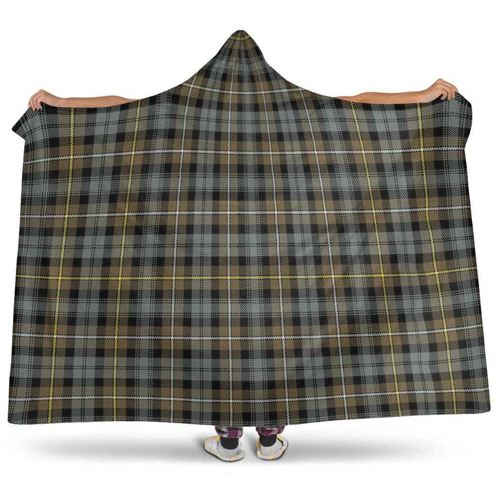 Scottish Campbell Argyll Weathered Clan Tartan Hooded Blanket Tartan Plaid 1