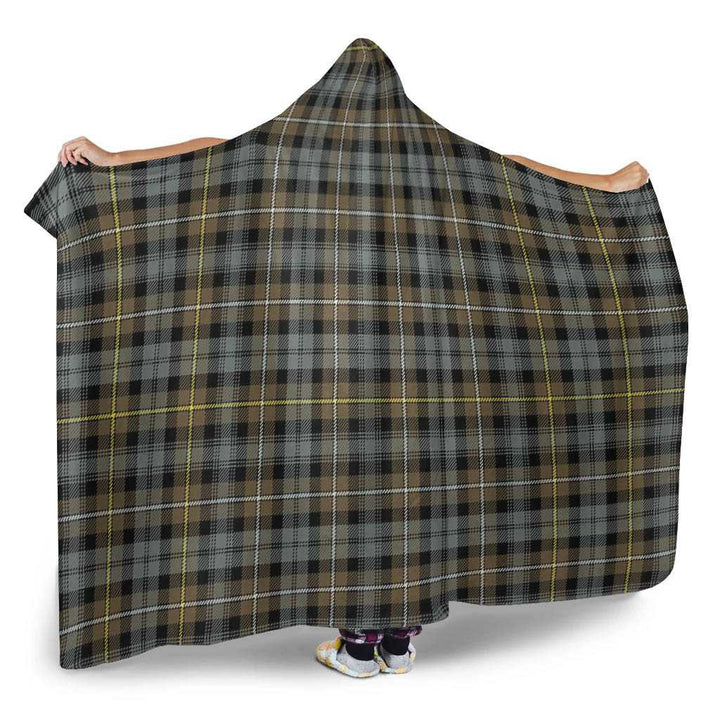Scottish Campbell Argyll Weathered Clan Tartan Hooded Blanket Tartan Plaid 2