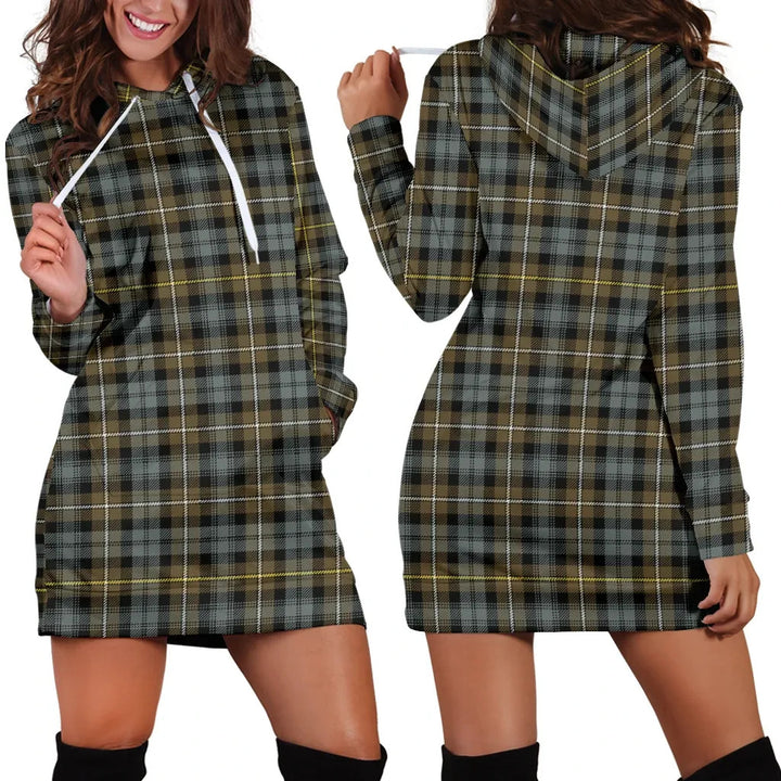 Scottish Campbell Argyll Weathered Clan Tartan Hoodie Dress
