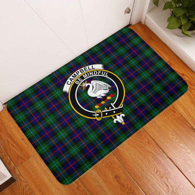 Scottish Campbell Clan Crest Tartan Door Mat Tartan Plaid 3