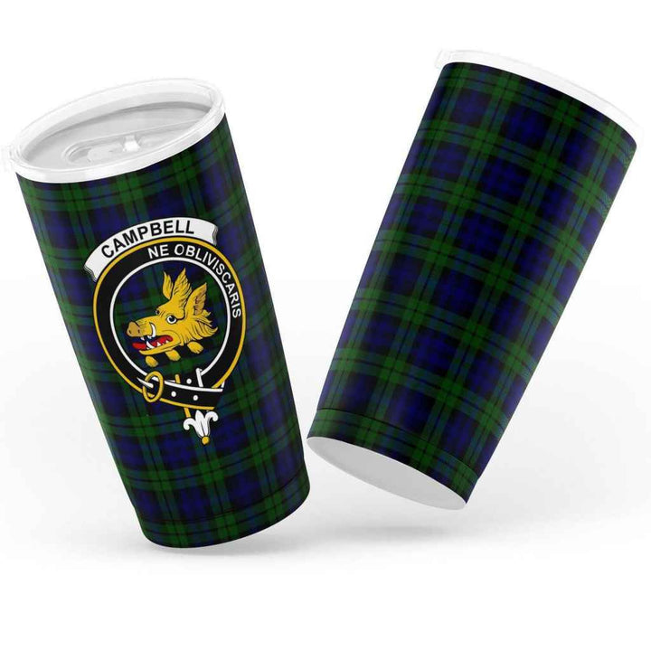 Scottish Campbell Clan Crest Tartan Insulated Tumbler Tartan Plaid 3