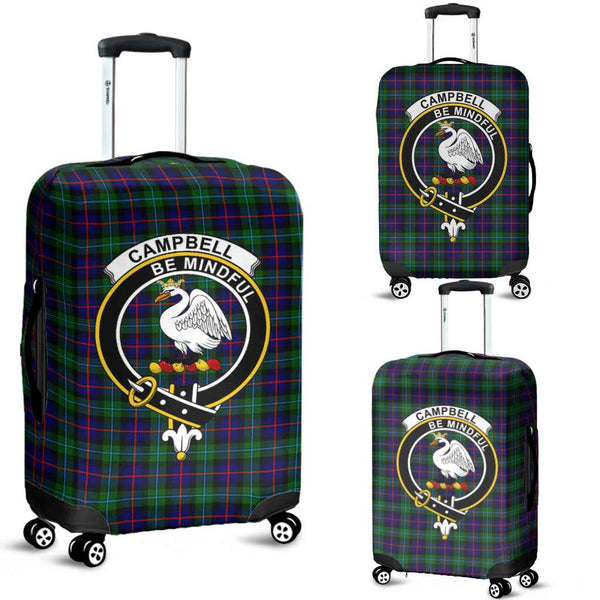 Scottish Campbell Clan Crest Tartan Luggage Cover Tartan Plaid 1
