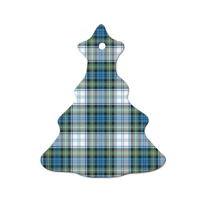Scottish Campbell Dress Ancient Clan Tartan Ceramic Ornament  Tree Shape Tartan Plaid