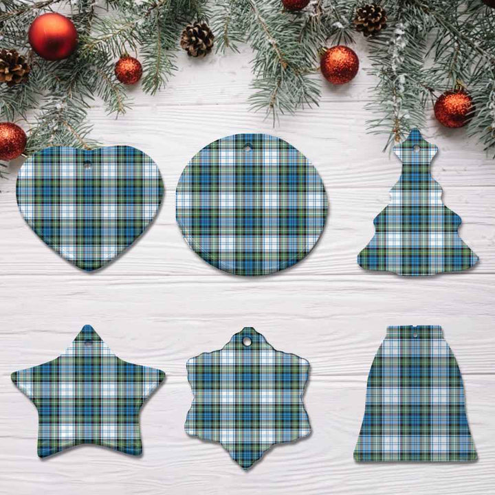 Scottish Campbell Dress Ancient Clan Tartan Ceramic Ornament All Tartan Plaid