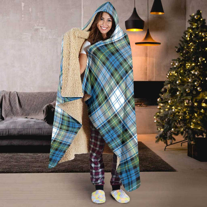 Scottish Campbell Dress Ancient Clan Tartan Hooded Blanket Tartan Plaid 6