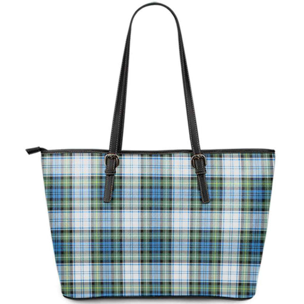 Scottish Campbell Dress Ancient Clan Tartan Leather Tote Tartan Plaid