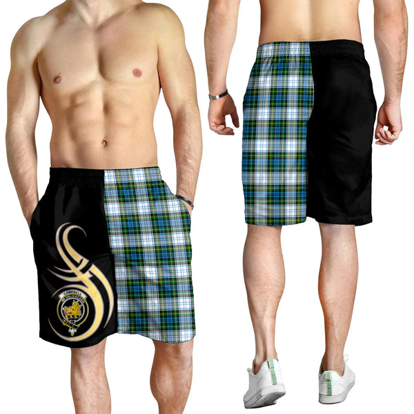 Scottish Campbell Dress Clan Crest Tartan Believe in Me Men's Shorts