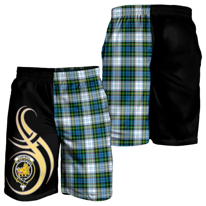 Scottish Campbell Dress Clan Crest Tartan Believe in Me Men's Shorts