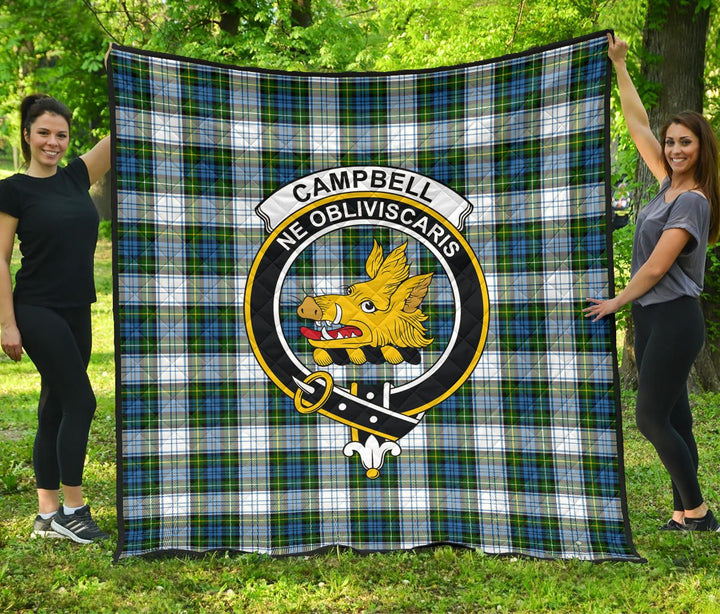 Scottish Campbell Dress Clan Crest Tartan Quilt Tartan Plaid 1